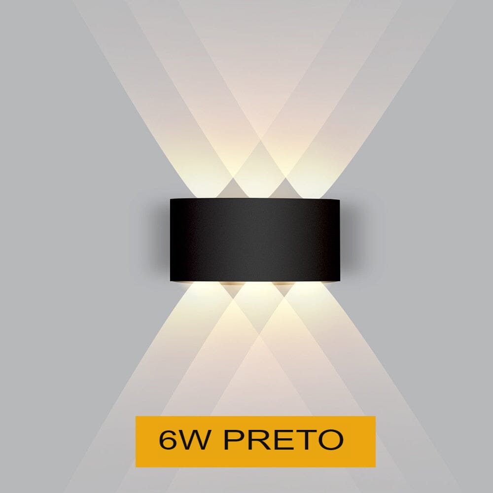 Arandela Externa de Parede em LED à Prova D'água