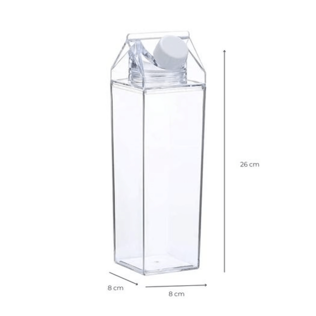 Garrafa Decorativa My Box 1L Transparente Organização para Bebidas
