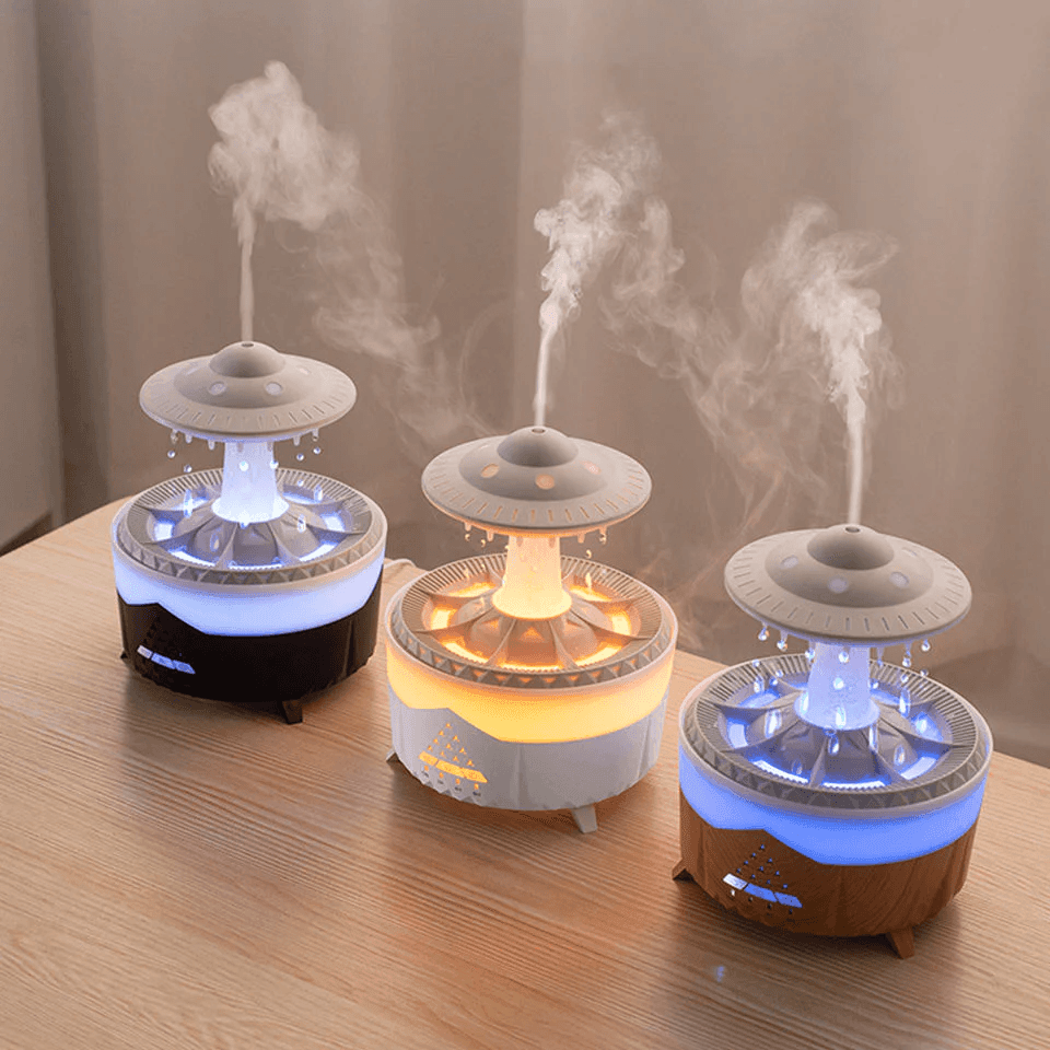 Umidificador Led Estilo Chuva VaporUp