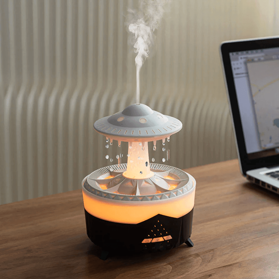 Umidificador Led Estilo Chuva VaporUp