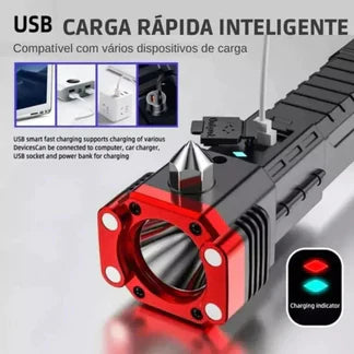Linterna recargable 4 en 1