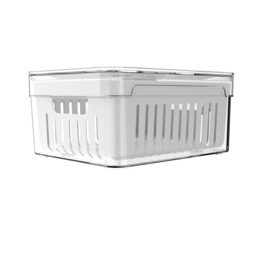 Organizador de Geladeira Clear Fresh com Cesto 2,2 Litros