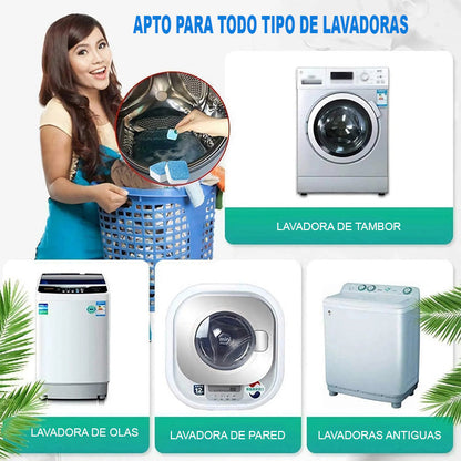 Pastillas para la Limpieza Profunda de la Lavadora